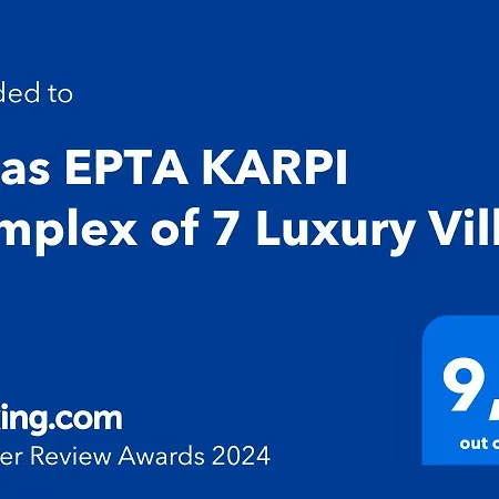 Epta Karpi Complex Of 7 Luxury Skriperon